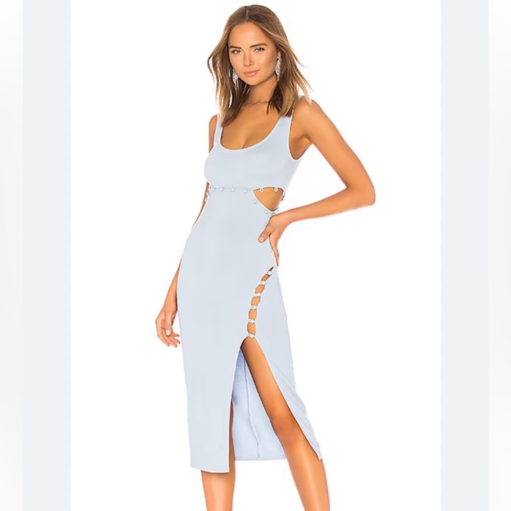 Samiah Dress in Baby Blue